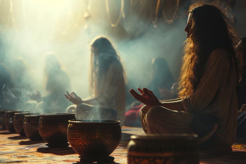 Why did people in the Vedic Period worship natural forces?